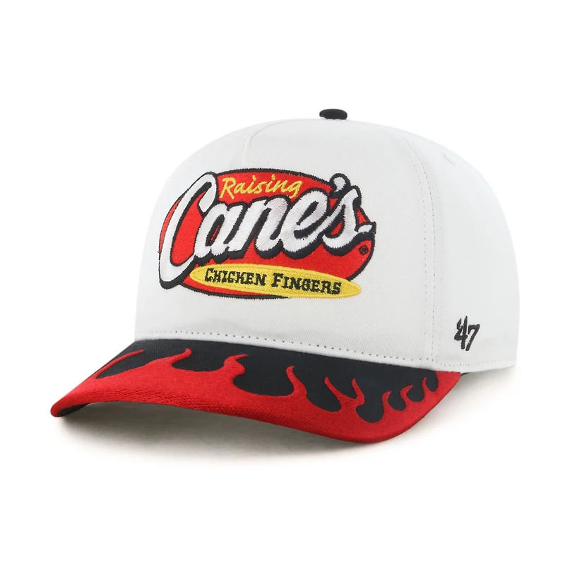 Men's '47 White/Red Toni Breidinger Flame Hitch Adjustable Hat