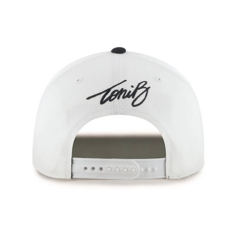 Chapeau ajustable Toni Breidinger Flame Hitch blanc/rouge '47 pour homme