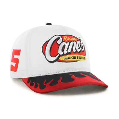 Men's '47  White/Red Toni Breidinger Flame Hitch Adjustable Hat