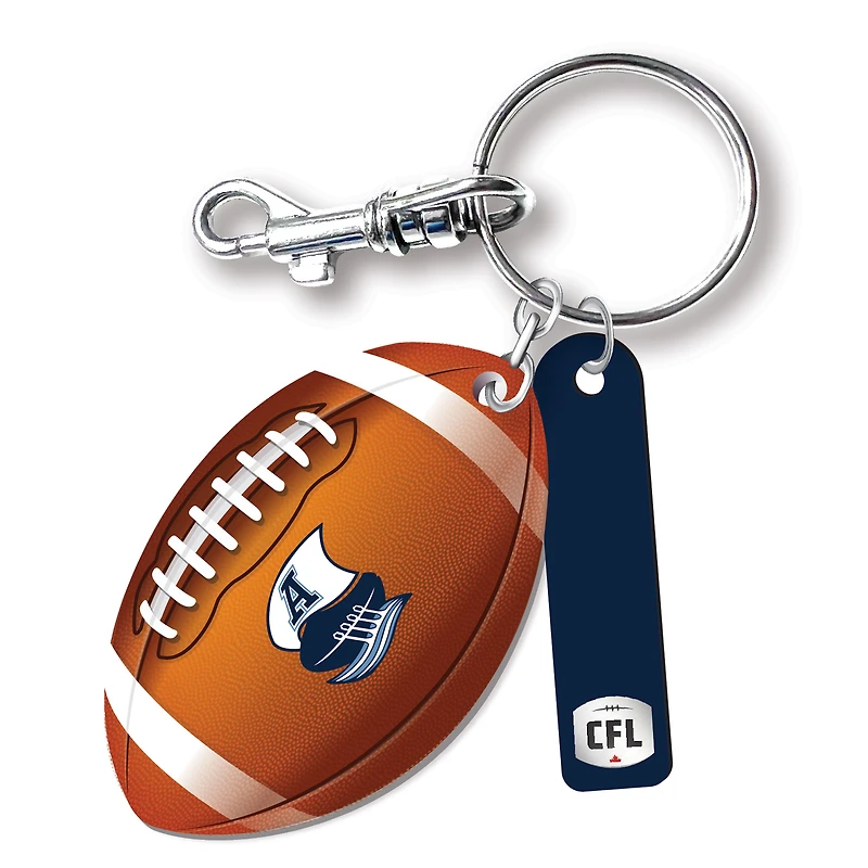  Toronto Argonauts Personalized Leather Football Keychain