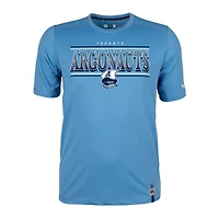 Men's New Era Light Blue Toronto Argonauts Sideline Performance T-Shirt