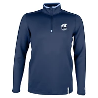 Veste à quart de zip New Era pour hommes, bleu marine, Toronto Argonauts Sideline Edge