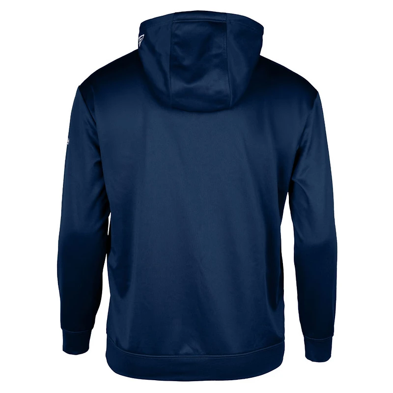 Men's New Era Navy Toronto Argonauts Sideline Performance Pullover Hoodie
