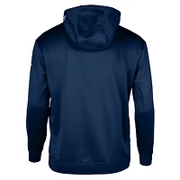 Men's New Era Navy Toronto Argonauts Sideline Performance Pullover Hoodie