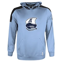 Sweat à capuche New Era bleu marine pour hommes des Argonauts de Toronto Sideline Shuffle