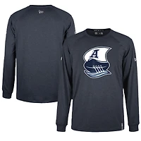 T-shirt à manches longues 5th & Ocean by New Era pour homme, bleu marine, Toronto Argonauts Sideline Thrive Performance
