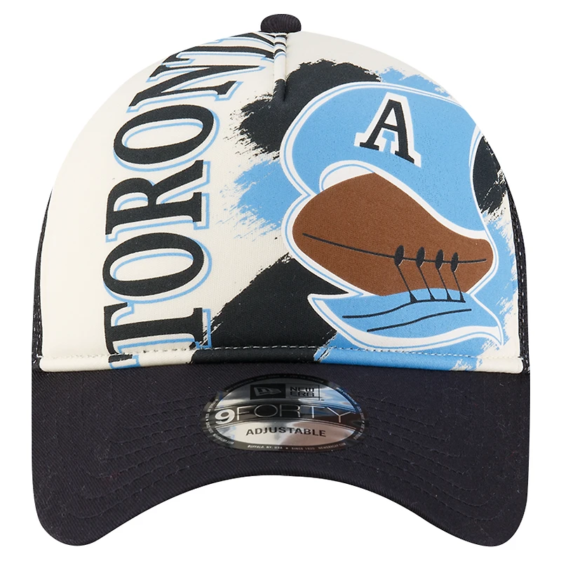 Casquette réglable 9FORTY New Era pour hommes, bleu marine, Toronto Argonauts Turf Traditions