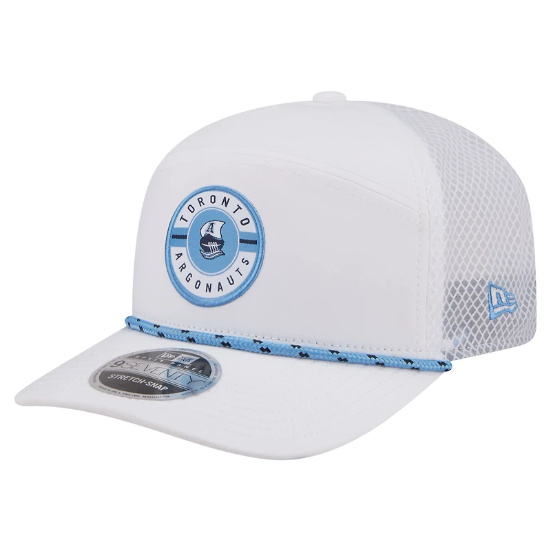 Men's New Era White Toronto Argonauts 2026 Sideline Rope 9SEVETNTY Adjustable Hat