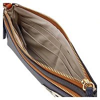 Dooney & Bourke Toronto Blue Jays Infield Poignet à double fermeture éclair