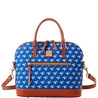 Dooney & Bourke Toronto Blue Jays Signature Dôme Zip Satchel Purse