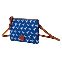 Dooney & Bourke Sac à main à bandoulière avec fermeture éclair sur le dessus des Blue Jays de Toronto
