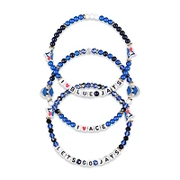 Ensemble de 3 bracelets d'amitié FOCO des Blue Jays de Toronto