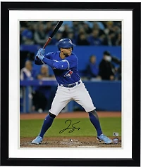 George Springer Toronto Blue Jays Autographed 16" x 20" At Bat Photograph
