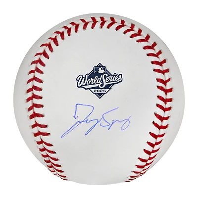 George Springer Toronto Blue Jays Autographed 2025 World Series Logo Baseball