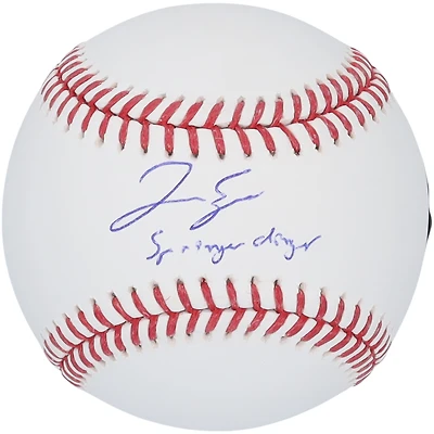 Ballon de baseball autographié par George Springer des Blue Jays de Toronto avec l'inscription « Springer Dinger »