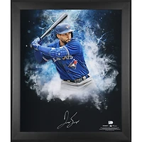 Photographie encadrée autographiée de 20" x 24" de George Springer des Blue Jays de Toronto