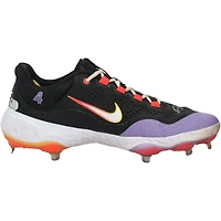 Chaussures Nike noires et violettes dédicacées par George Springer des Blue Jays de Toronto lors de la saison 2024 de la MLB - RG13339917-18