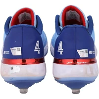 Chaussures à crampons Nike bleu clair dédicacées par George Springer des Blue Jays de Toronto lors de la saison 2023 de la MLB - RG13309555-56