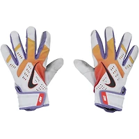 Gants de frappe blancs Nike autographiés par George Springer, des Blue Jays de Toronto, utilisés lors de la saison 2024 de la MLB.