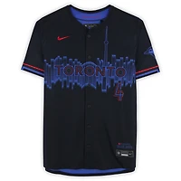 George Springer Toronto Blue Jays Autographed Navy Nike City Connect Limited Jersey