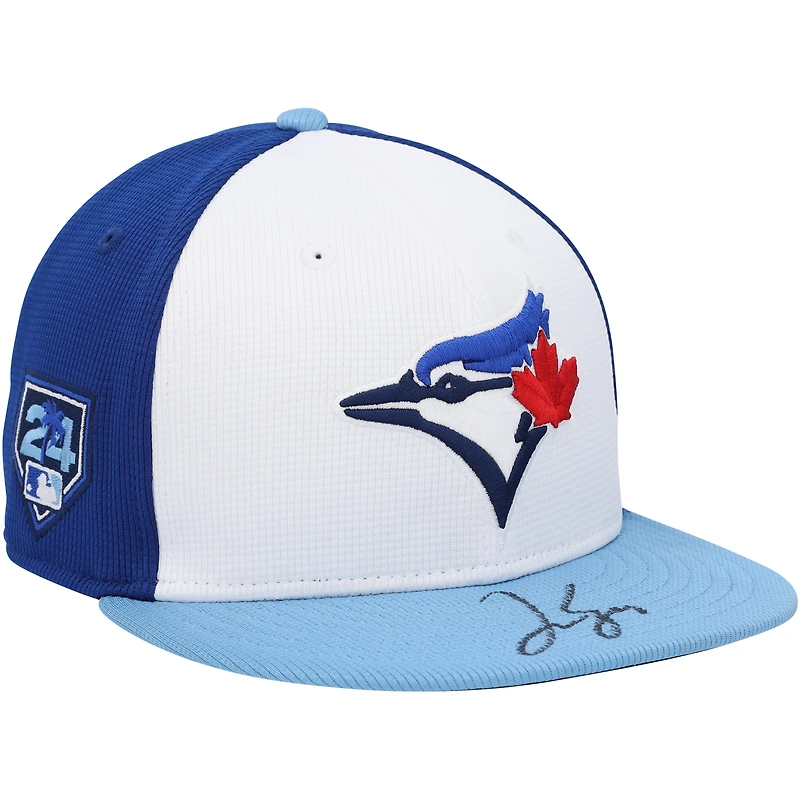 George Springer Toronto Blue Jays Autographed New Era 2024 Spring Training Cap