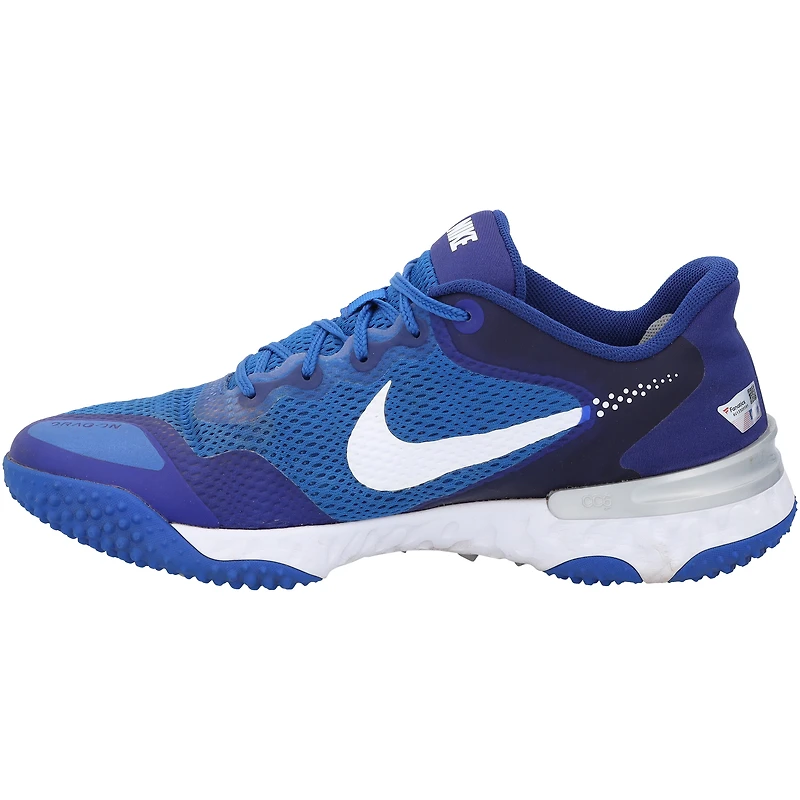 Chaussures Nike Alpha bleues autographiées par George Springer des Blue Jays de Toronto lors de la saison 2023 de la MLB - RG13309590-91