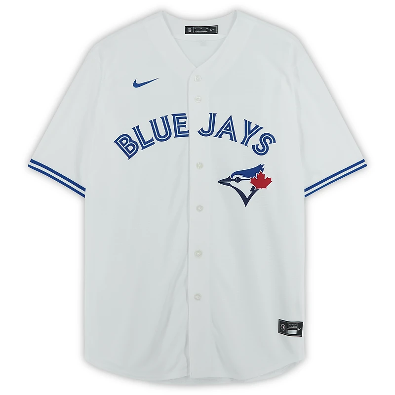 George Springer Toronto Blue Jays Autographed White Nike Replica Jersey