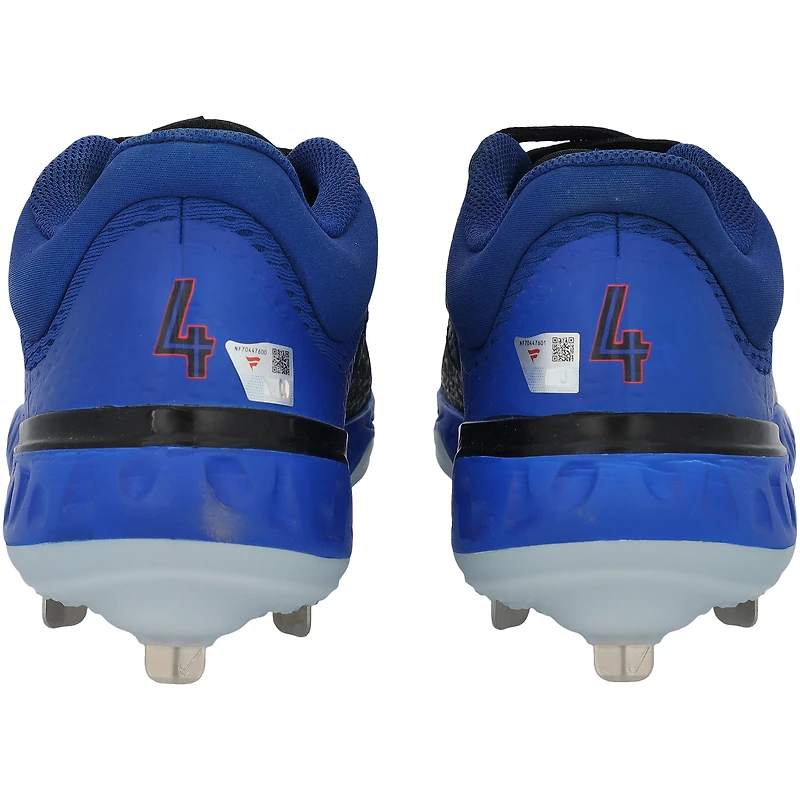 George Springer Toronto Blue Jays Player-Issued Blue/Black Nike Cleats from the 2025 MLB Season