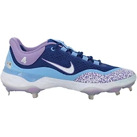 George Springer Toronto Blue Jays Player-Issued Blue/Purple Nike Cleats from the 2025 MLB Season