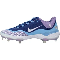 George Springer Toronto Blue Jays Player-Issued Blue/Purple Nike Cleats from the 2025 MLB Season