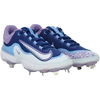 George Springer Toronto Blue Jays Player-Issued Blue/Purple Nike Cleats from the 2025 MLB Season