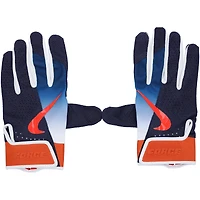 Gants de frappe Nike bleu marine et orange de George Springer Toronto Blue Jays pour la saison 2023 de la MLB