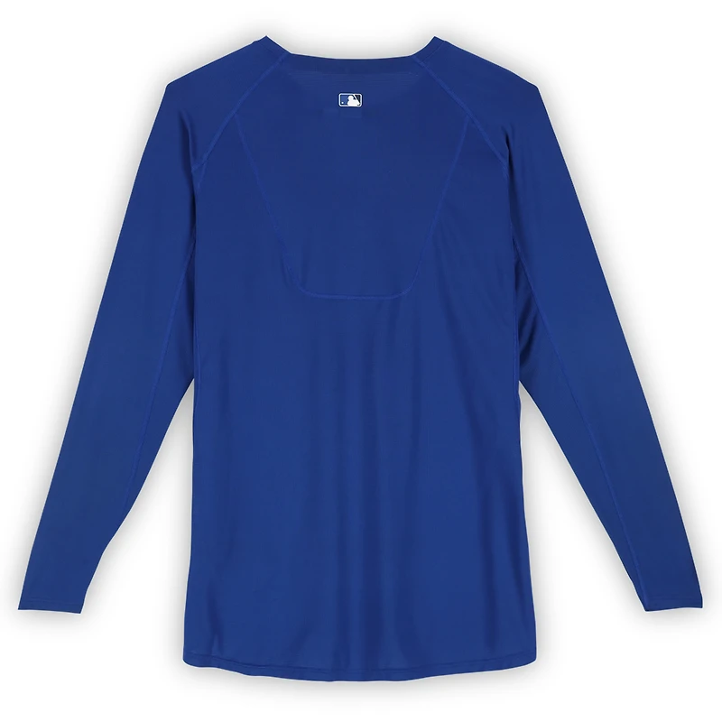 George Springer Toronto Blue Jays Player-Worn Royal Nike Long Sleeve T-Shirt from the 2024 MLB Season - Size XL