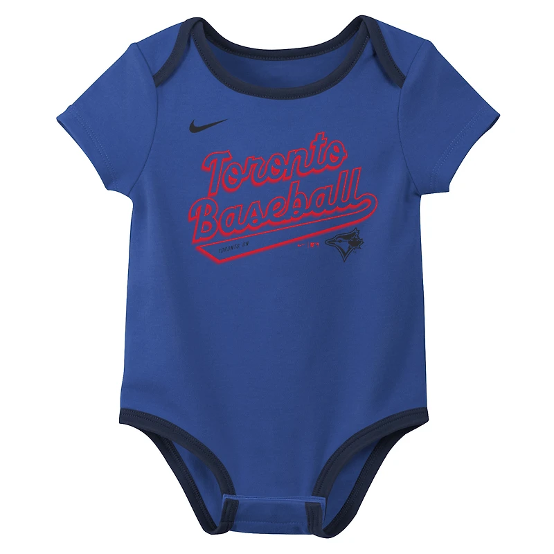 Infant Nike  Toronto Blue Jays 2025 City Connect 2-Piece Creeper Set