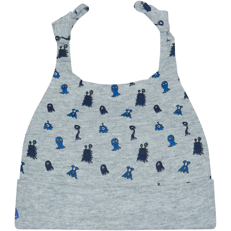 Bonnet en tricot à revers Critter New Era gris chiné des Blue Jays de Toronto pour bébé
