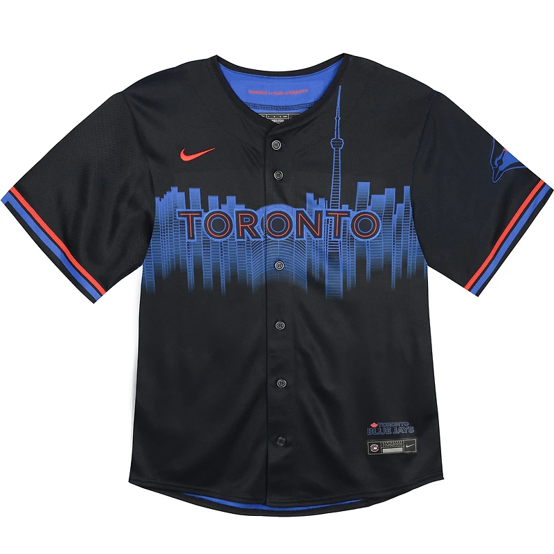 Maillot Nike bleu marine Toronto Blue Jays 2024 City Connect Limited pour bébé