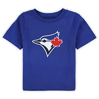 T-shirt bébé Royal Toronto Blue Jays Team Primary Logo Crew