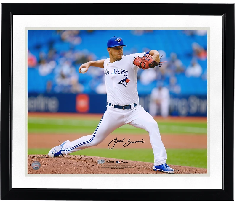Jose Berrios Toronto Blue Jays Autographed 16" x 20" Pitching Photograph