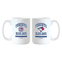Logo Brands Toronto Blue Jays 15oz. Current & Throwback Mug Set