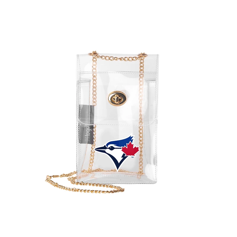 Logo Brands Toronto Blue Jays Clear Essential Crossbody Purse