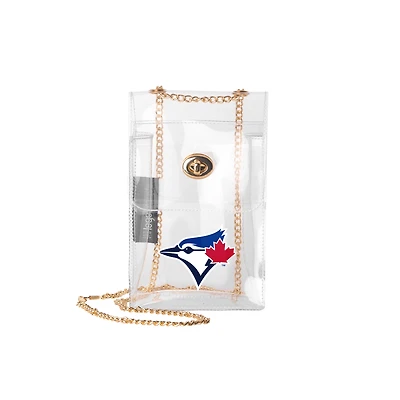 Logo Brands Toronto Blue Jays Clear Essential Crossbody Purse