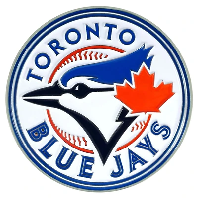 Logo Brands  Toronto Blue Jays Embossed Color Auto Emblem