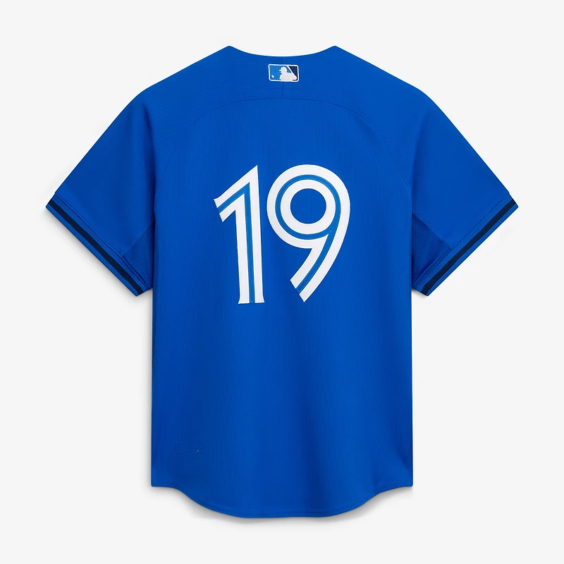 Men's Mitchell & Ness Jose Bautista Blue Toronto Jays Authentic Batting Practice Jersey