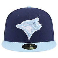 Men's New Era  Navy/Light Blue Toronto Jays Color Pack Two-Tone 59FIFTY Fitted Hat