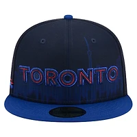 Casquette ajustée 59FIFTY City Connect Fan Pack des Blue Jays de Toronto New Era pour homme, bleu marine