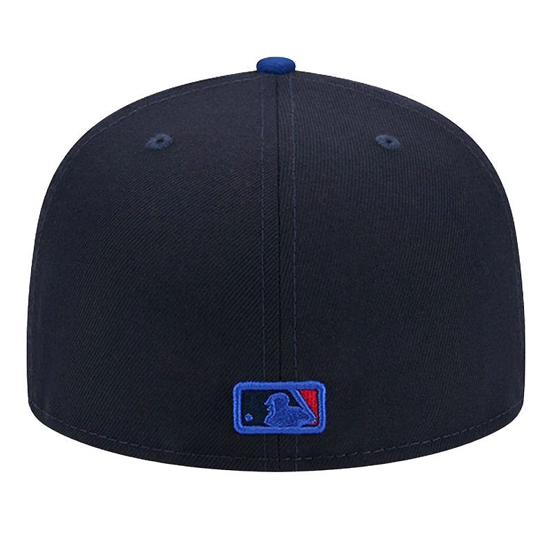 Casquette ajustée 59FIFTY City Connect Fan Pack des Blue Jays de Toronto New Era pour homme, bleu marine