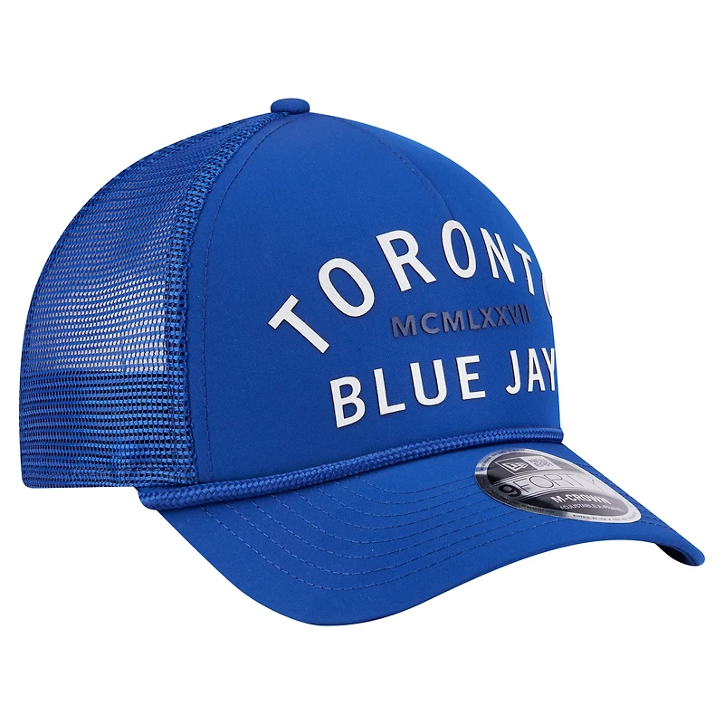 Men's New Era  Royal Toronto Blue Jays Minimalist 9FORTY A-Frame Adjustable Hat