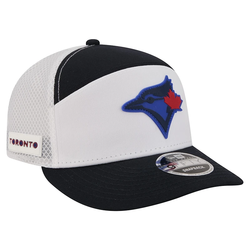 Casquette snapback New Era City Connect 9FIFTY blanche pour homme, motif Blue Jays de Toronto