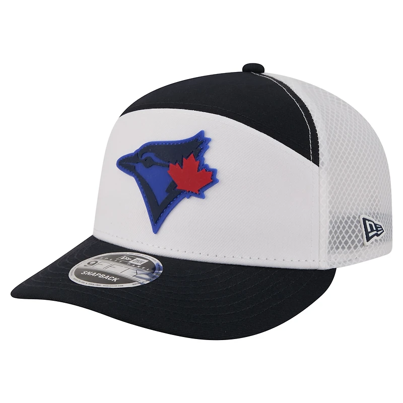 Men's New Era White Toronto Blue Jays City Connect Split Panel 9FIFTY Snapback Hat