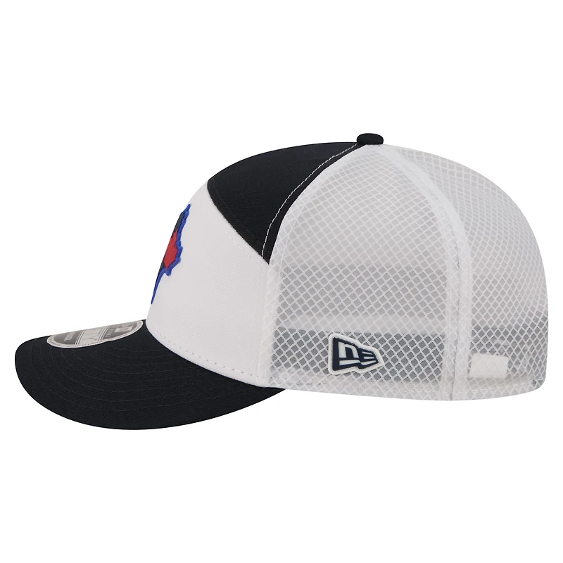 Men's New Era White Toronto Blue Jays City Connect Split Panel 9FIFTY Snapback Hat